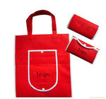 کیسه های هدیه تبلیغاتی قرمز بسته بندی بوم خرید Tote سازگار با محیط زیست